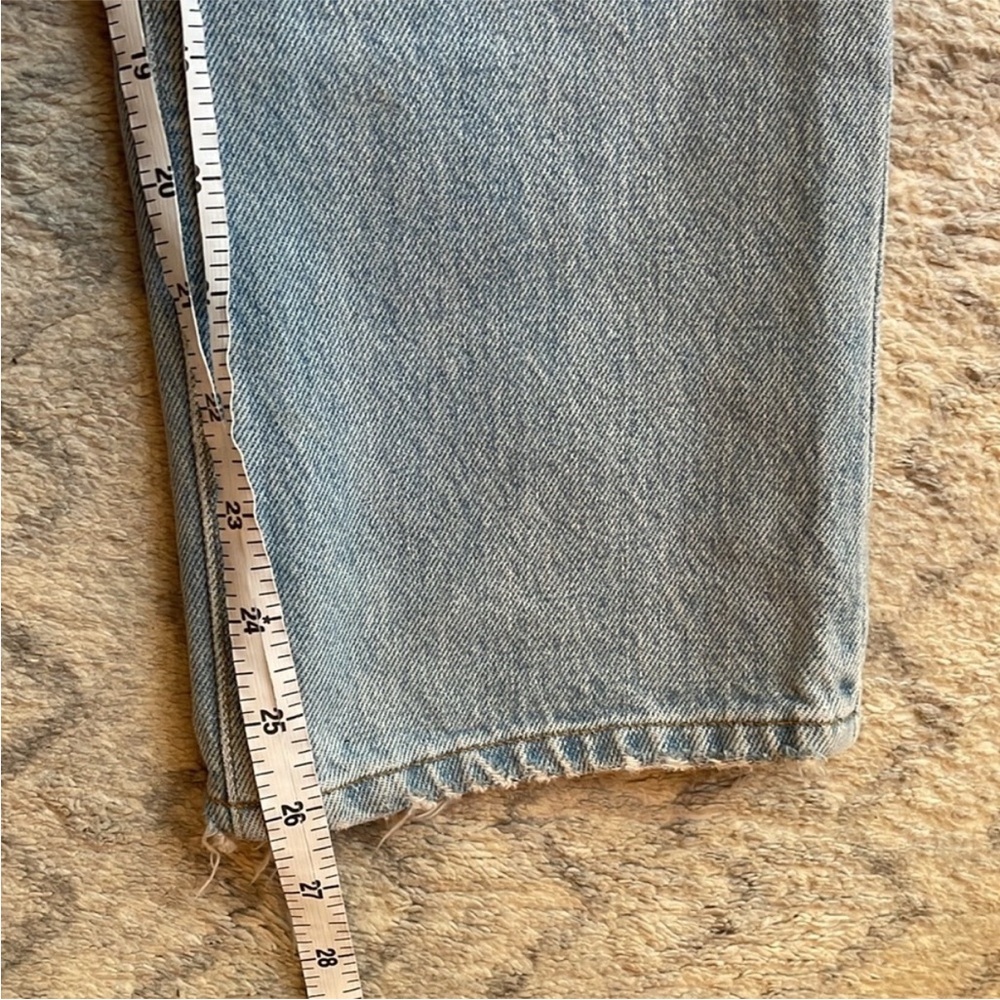 Agolde Riley High Rise Straight Crop Jeans - Picture 7 of 10